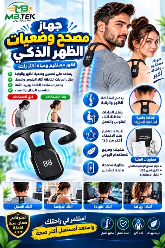 مصحح وضعيات الظهر الذكي